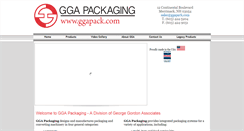 Desktop Screenshot of ggapack.com